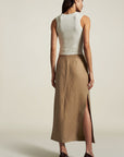 Ana Racer Tank in Viscose Linen