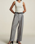 Ana Racer Tank in Viscose Linen