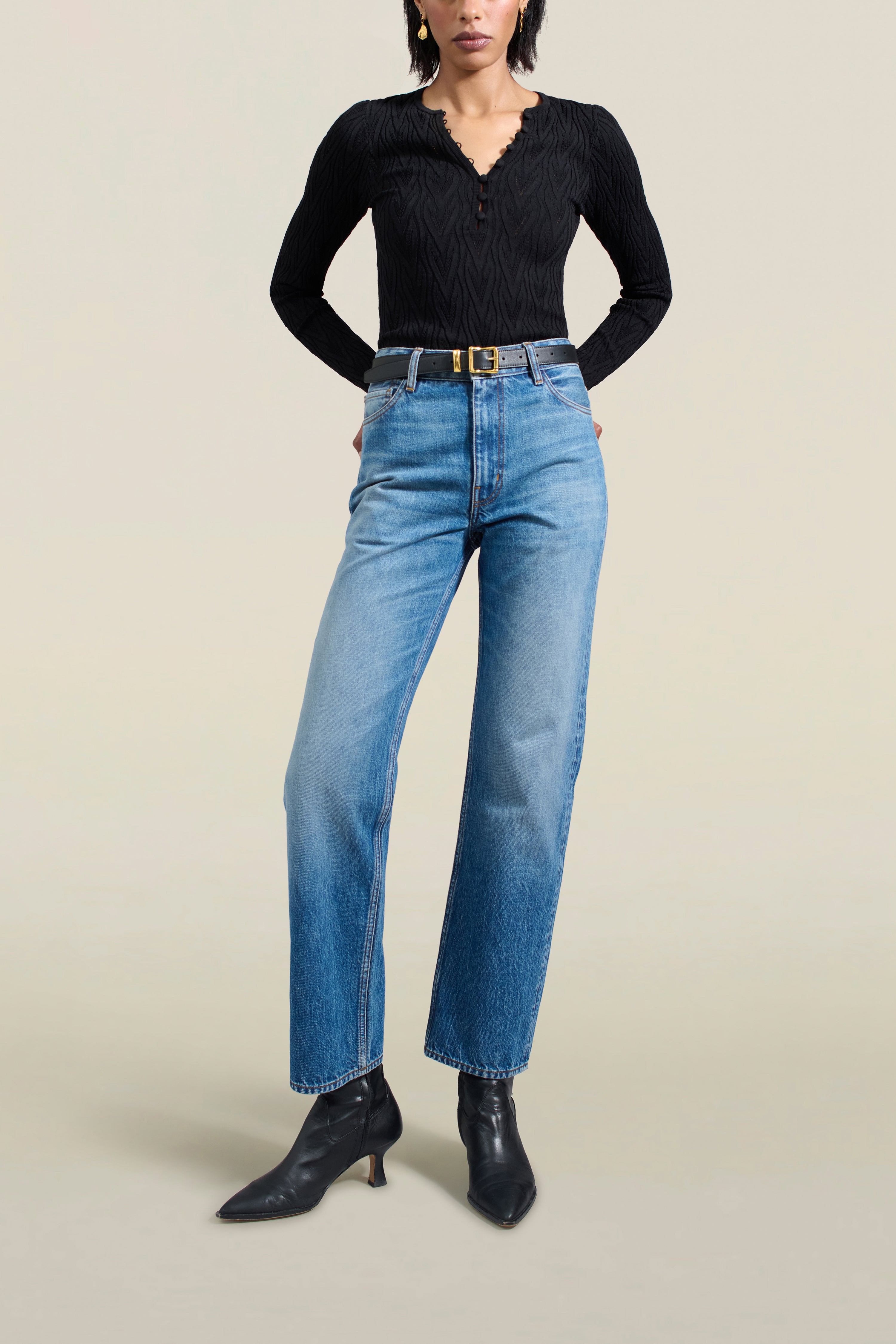 70s-80s USA製　FARAH bootcut pants Farah Classic Bootcut in Dark Stonewash – KALLMEYER