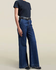 Athena Flare Jean in Raw Enzyme