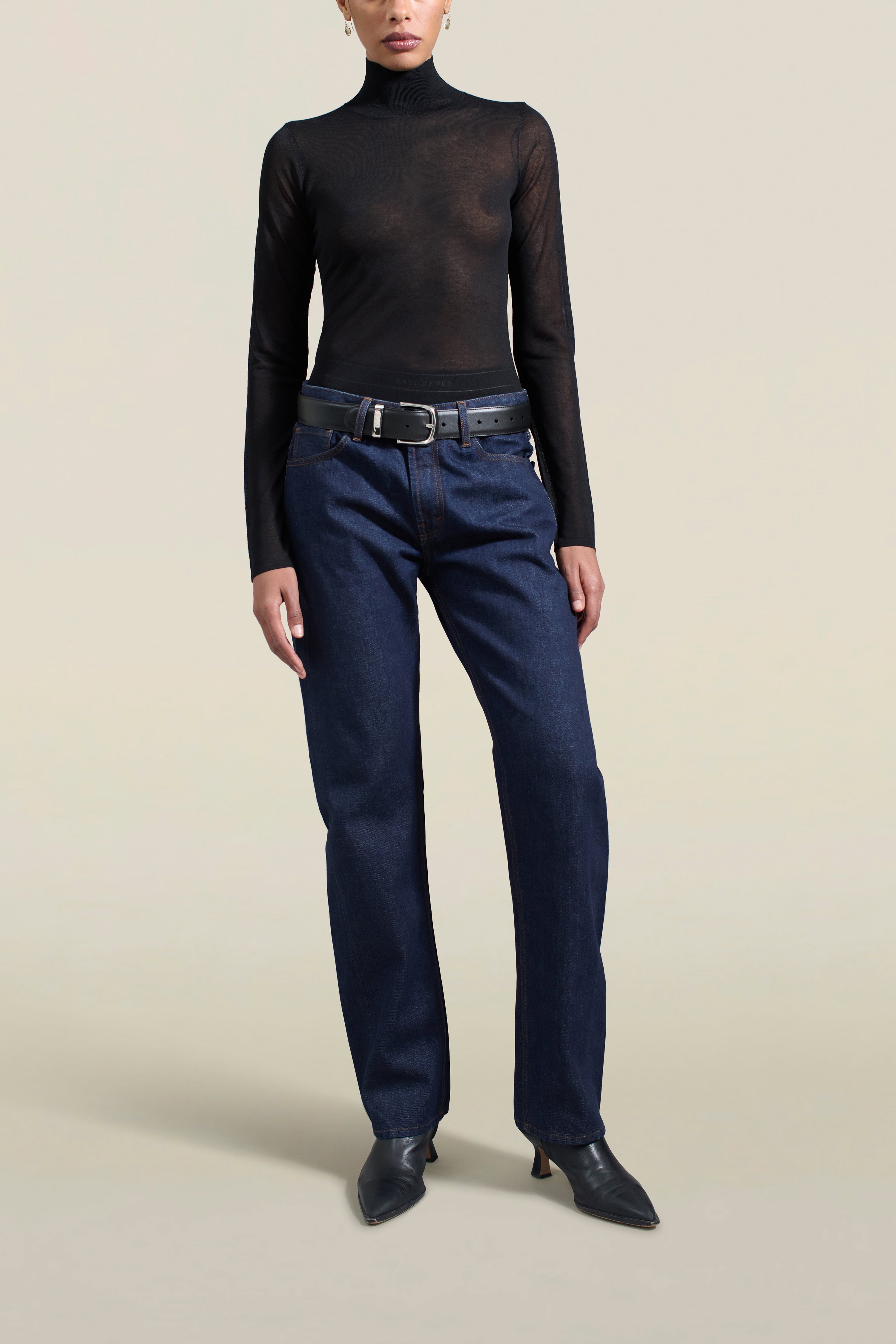 【関税込み】Kallmeyer ブルー Adina ローライズ ジーンズ Adina Low-Rise Jean in Raw Enzyme – KALLMEYER