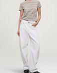 Kenzie T-Shirt in Almond Multi Stripe