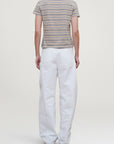 Kenzie T-Shirt in Almond Multi Stripe