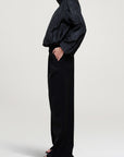 Sadie Windbreaker in Steel Taffeta