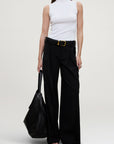 Roxana Low Rise Trouser in Tropical Wool