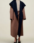 Dorothy Doubleface Coat in Reversible Virgin Wool