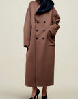 Dorothy Doubleface Coat in Reversible Virgin Wool
