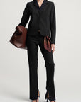 Charlie Long Trouser in Tropical Wool