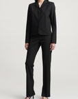 Charlie Long Trouser in Tropical Wool