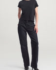 Willa Baby Tee in Black