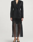 Reed Skirt in Bouclé Burnout