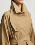 Gabin Trench in Weatherproof Twill