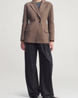 Sablier Scarf Blazer in Cashmere Wool Blend