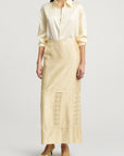 Reed Skirt in Beaded Deco