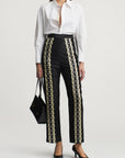 Nadja Trouser in Beaded Deco