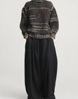 Bruno Funnel Neck in Heavy-Spun Wool