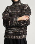 Bruno Funnel Neck in Heavy-Spun Wool