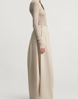 Cecilia Opera Pant in Wool Gazar