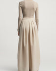 Cecilia Opera Pant in Wool Gazar