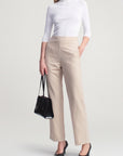 Finn Short Sleeve Turtleneck in Matte Viscose