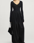 Cecilia Opera Pant in Wool Gazar