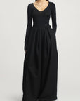 Cecilia Opera Pant in Wool Gazar
