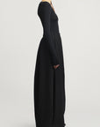 Cecilia Opera Pant in Wool Gazar