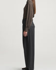 Dani Button Down in Double Georgette