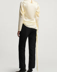 Ornella Blouse in Silk Charmeuse