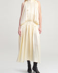 Rayna Drop Waist Dress in Silk Charmeuse