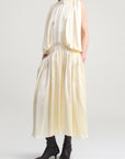 Rayna Drop Waist Dress in Silk Charmeuse