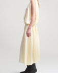 Rayna Drop Waist Dress in Silk Charmeuse