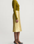 Fabi Fitted Long Sleeve in Superfine Pointelle