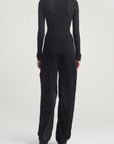 Fabi Fitted Long Sleeve in Superfine Pointelle