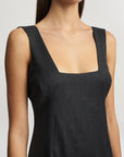 Ivette Dress in Wool Flannel