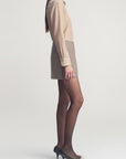 Joan Bias Button Down in Featherweight Wool