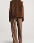 Marlie Shawl Jacket in Wool Shearling