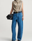 Callum Barrel Jean in Cotton Denim
