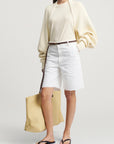 Yara Shrug in Cotton Knit