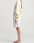 Yara Shrug in Cotton Knit