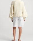 Ellis Skate Short in Cotton Denim