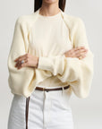 Yara Shrug in Cotton Knit