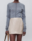 Crosby Seamless Cardigan in Superfine Merino
