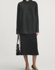Mollie Button Down in Viscose Twill