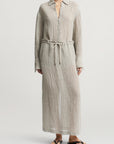 Regina Drawstring Skirt in Linen Gauze