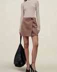 Leni Doubleface Skirt in Reversible Virgin Wool