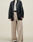 Willow Car Coat in Leather