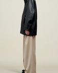 Willow Car Coat in Leather
