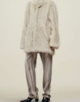 Donna Car Coat in Shearling