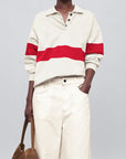Blake Rugby Polo in Cotton Terry